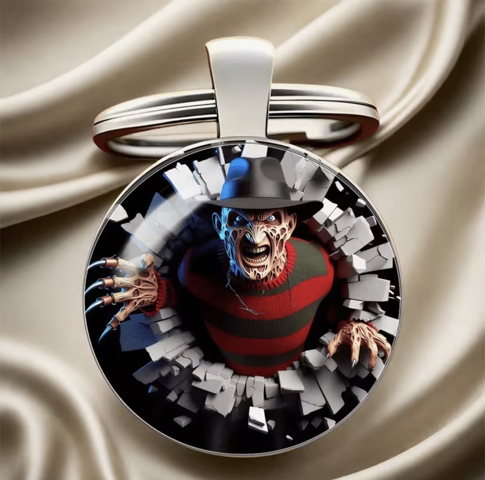 3/$25 Freddy Krueger Horror Nightmare On Elm Street Keychain NEW